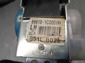 Replacement rear left seat belt for Hyundai Getz (TB) 1.1 12V cat OEM IAM reference 898101C000 5 DOORS