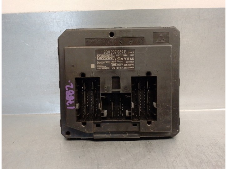 Recambio de modulo electronico para seat ibiza (kj1) 1.0 tsi referencia OEM IAM 2Q0937089E A3C0988960200 