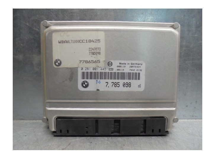 Recambio de centralita motor uce para bmw serie 3 berlina (e46) 2.0 16v diesel cat referencia OEM IAM 7785098 0281001445 BOSCH