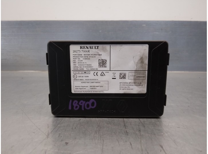 Recambio de modulo confort para renault captur 1.5 dci diesel fap energy referencia OEM IAM 282757006R 