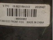 Recambio de faro antiniebla derecho para chevrolet aveo 1.3 diesel cat referencia OEM IAM 96830992 