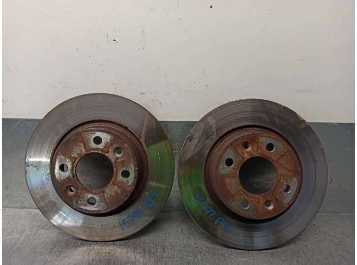 Recambio de disco freno delantero para dacia sandero ambiance referencia OEM IAM 