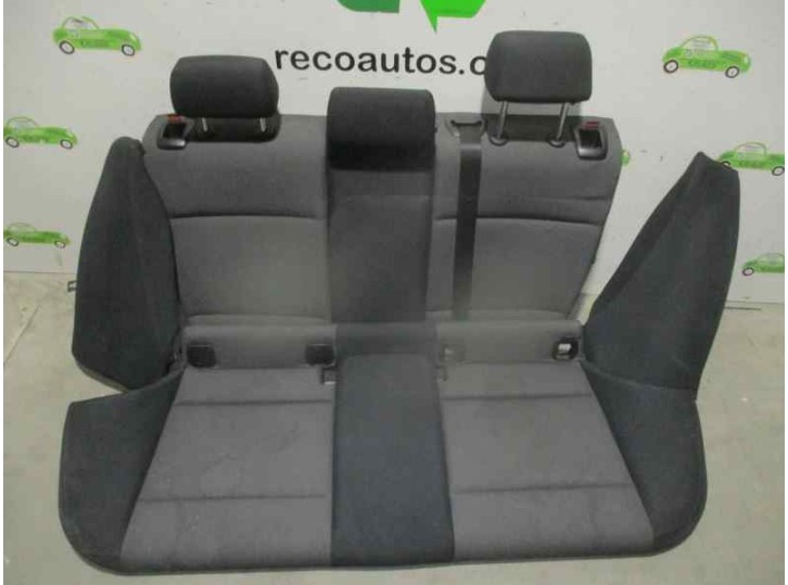 Recambio de asientos traseros para bmw serie 1 berlina (e81/e87) 2.0 16v diesel cat referencia OEM IAM TELA NEGRA Y GRIS 5 PUER