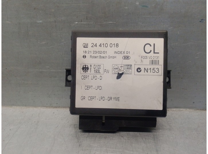 Recambio de centralita cierre para opel astra g berlina 2.0 dti referencia OEM IAM 24410018 F005V00131 BOSCH