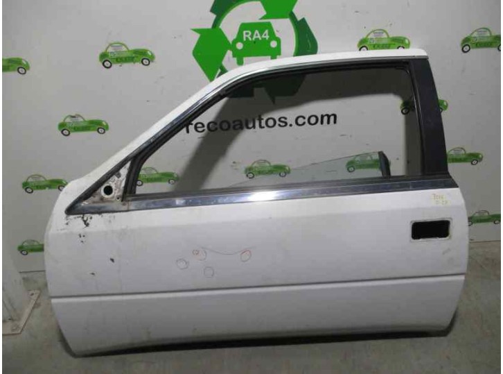 Replacement front left door for Chrysler Le Baron 3.0 cat OEM IAM reference WHITE 2 DOORS