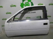 Replacement front left door for Chrysler Le Baron 3.0 cat OEM IAM reference WHITE 2 DOORS
