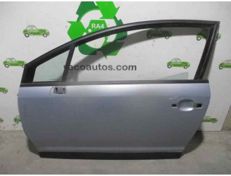 Recambio de puerta delantera izquierda para citroën c4 coupe vtr plus referencia OEM IAM 9002W1 AZUL CLARO 3 PUERTAS