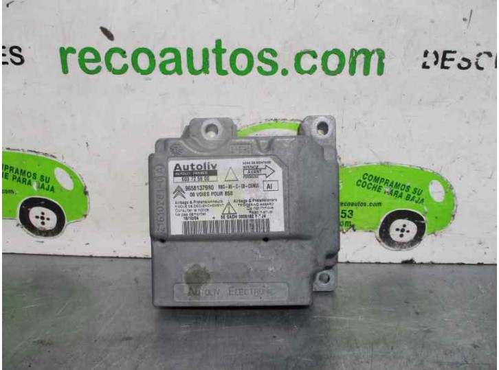 Recambio de centralita airbag para citroën c4 coupe vtr plus referencia OEM IAM 9658137980 603725800 AUTOLIV