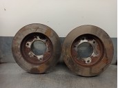 Recambio de disco freno delantero para mitsubishi montero (v60/v70) 3.2 di-d cat referencia OEM IAM MR407116  