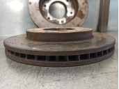 Recambio de disco freno delantero para mitsubishi montero (v60/v70) 3.2 di-d cat referencia OEM IAM MR407116  