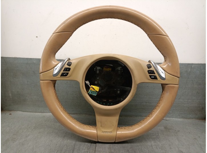 Replacement steering wheel for Porsche Cayenne (92A) 3.0 diesel OEM IAM reference 7PP419091CJ 7PP419091AD 