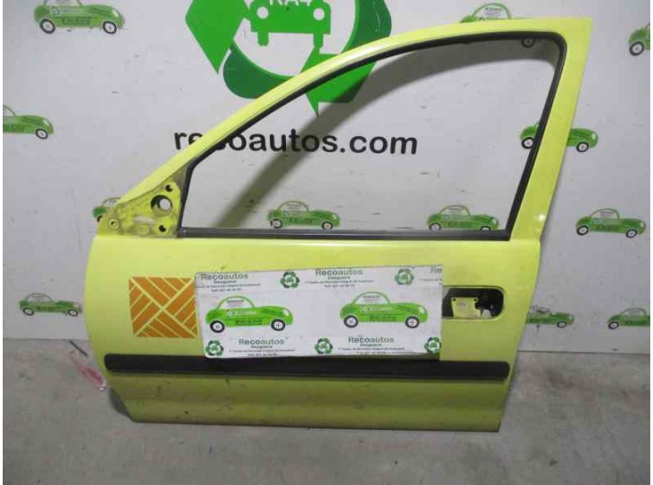 Recambio de puerta delantera izquierda para opel combo (corsa b) 1.7 diesel referencia OEM IAM 90535123 AMARILLA 4 PUERTAS