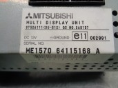 Replacement multifunction display for Mitsubishi Grandis (NA0W) 2.4 OEM IAM reference 8750A111 