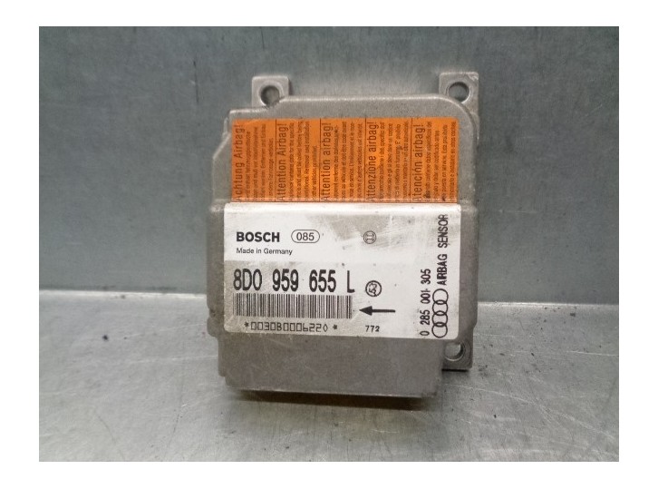 Recambio de centralita airbag para audi a4 berlina (b5) 1.9 tdi referencia OEM IAM 8D0959655L 0285001305 BOSCH