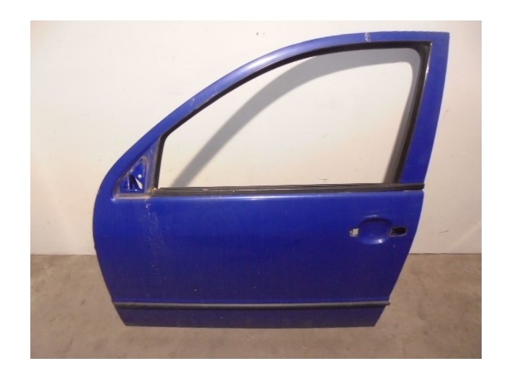 Recambio de puerta delantera izquierda para skoda fabia (6y2/6y3) attractive referencia OEM IAM 6Y0831055 AZUL 5 PUERTAS