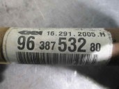 Recambio de transmision delantera izquierda para peugeot 206 berlina x-line referencia OEM IAM 9638753280  