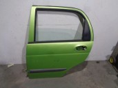 Recambio de puerta trasera izquierda para daewoo matiz 0.8 cat referencia OEM IAM 96562533 VERDE 5 PUERTAS