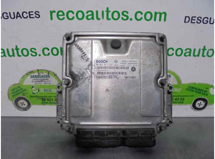 Replacement engine ECU for Chrysler Voyager (RG) 2.5 CRD CAT OEM IAM reference P047227667AC 0281011447 BOSCH