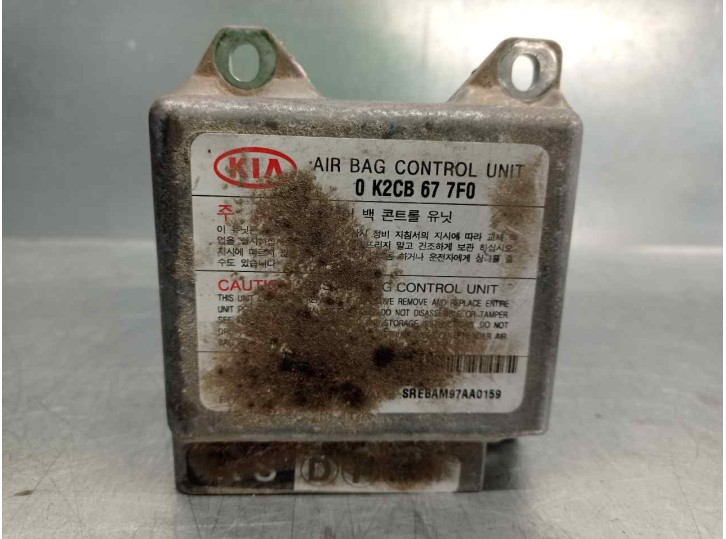 Recambio de centralita airbag para kia carens 1.8 ls monovolumen referencia OEM IAM 0K2CB677F0 