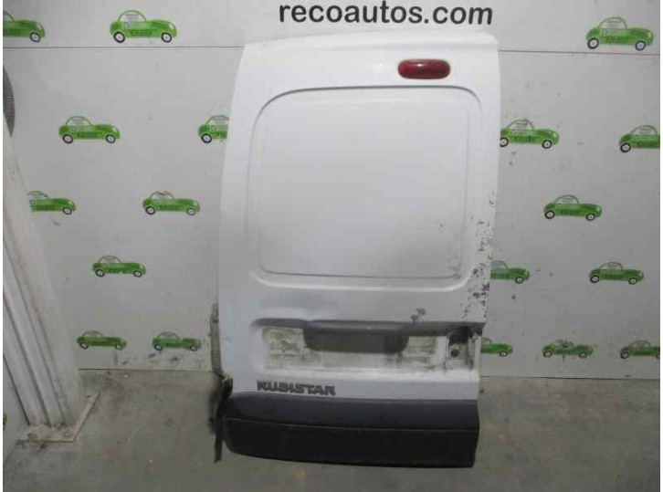 Replacement rear left door for Nissan Kubistar (X76) 1.2 CAT OEM IAM reference 2427853 WHITE 4 DOORS