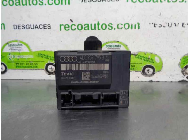 Replacement central locking unit for Audi Q7 (4L) 3.0 TDI OEM IAM reference 4L0959795B 4L0910795B 