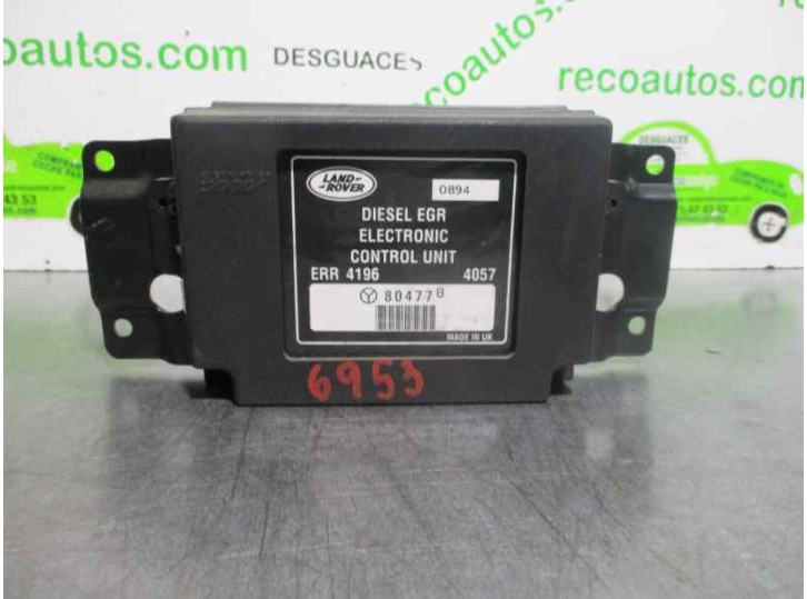Recambio de centralita para land rover range rover 2.5 turbodiesel referencia OEM IAM 80477B 4057 