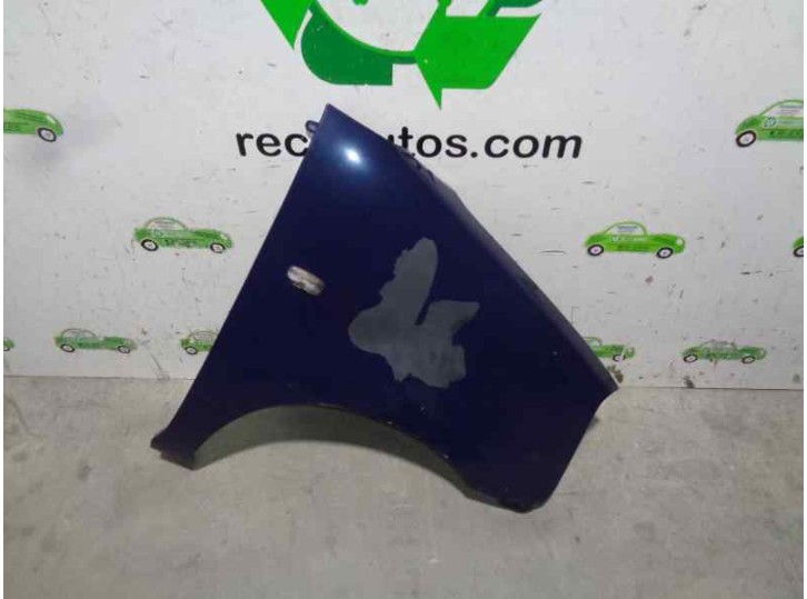 Replacement right front fender for Opel Agila Essentia OEM IAM reference 4705574 BLUE 