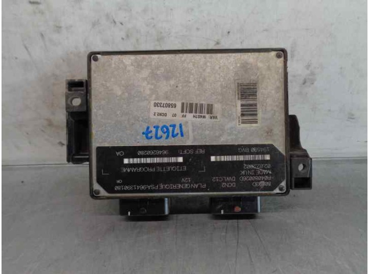 Recambio de centralita motor uce para citroën berlingo 1.9 diesel referencia OEM IAM 9641390180 9646260280 