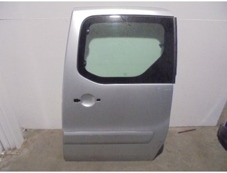 Recambio de puerta lateral corredera izquierda para peugeot partner kombi outdoor referencia OEM IAM 9006 L9 GRIS 6 PUERTAS