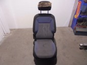 Recambio de asiento delantero derecho para peugeot partner kombi outdoor referencia OEM IAM TELA NEGRA GRIS Y AZUL 6 PUERTAS