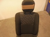 Recambio de asiento delantero derecho para dacia sandero ambiance referencia OEM IAM TELA NEGRA Y GRIS 5 PUERTAS