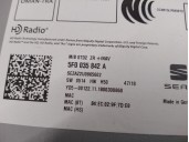 Replacement audio system / CD radio for Seat Tarraco (KN2) 1.5 16V TSI ACT OEM IAM reference 5F0035842A 