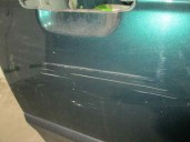 Replacement front right door for Hyundai Getz (TB) 1.5 CRDi CAT OEM IAM reference 760041C221 DARK GREEN 3 DOORS