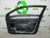 Replacement front right door for Hyundai Getz (TB) 1.5 CRDi CAT OEM IAM reference 760041C221 DARK GREEN 3 DOORS