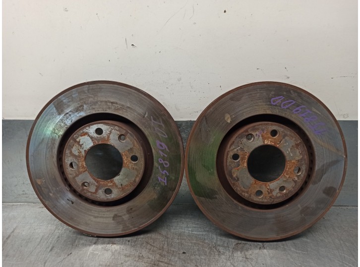 Recambio de disco freno delantero para peugeot 308 confort referencia OEM IAM NVE64311 