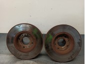 Replacement front brake disc for Peugeot 308 Confort OEM IAM reference NVE64311 