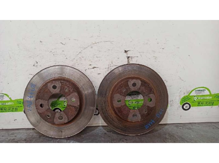 Replacement rear brake disc for Fiat Punto Sedan (188) 1.2 cat OEM IAM reference 