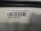 Recambio de airbag delantero derecho para nissan micra (k12e) 1.4 cat referencia OEM IAM 40081010 