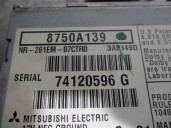 Recambio de sistema navegacion gps para citroën c-crosser 2.2 hdi fap cat referencia OEM IAM 8750A139 74120596G MITSUBISHI