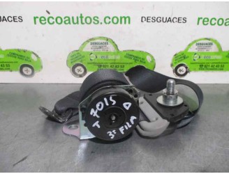 Replacement rear right seatbelt for Citroën C-Crosser 2.2 HDI FAP CAT OEM IAM reference 605861900 5 DOORS
