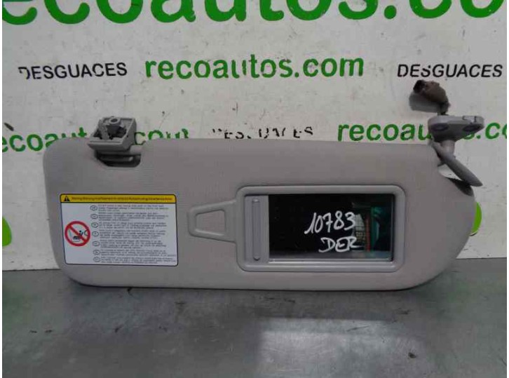 Recambio de parasol derecho para hyundai i40 1.7 crdi cat referencia OEM IAM 852023Z010TX  