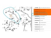 Recambio de tubos aire acondicionado para porsche cayenne (9pa) 3.2 referencia OEM IAM 7L0820743M 95557309501 