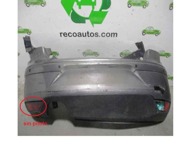 Recambio de paragolpes trasero para seat toledo (5p2) referencia OEM IAM GRIS OSCURO 5 PUERTAS