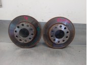 Recambio de disco freno trasero para audi a4 avant (8ed) 2.0 tdi referencia OEM IAM 8E0615601P 