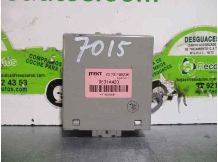 Recambio de modulo electronico para citroën c-crosser 2.2 hdi fap cat referencia OEM IAM 8631A420 G170100230 JTEKT
