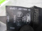 Replacement rear left seat belt for Ford Focus Sportbreak (CAP) 1.6 TDCi CAT OEM IAM reference 4M51A611B68AG 