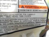 Recambio de airbag delantero izquierdo para opel frontera b basis referencia OEM IAM 911804  