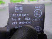 Recambio de cinturon seguridad trasero derecho para seat leon (1p1) 1.2 tsi referencia OEM IAM 1P0857806C 