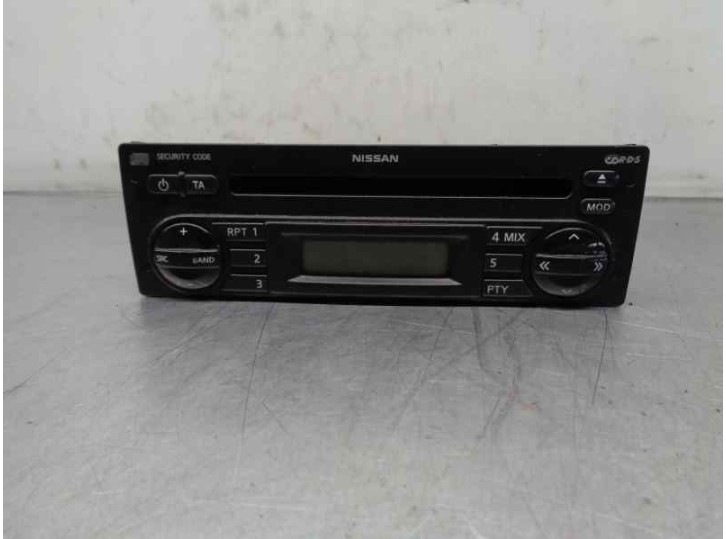 Replacement audio system / CD radio for Nissan Note (E11E) 1.4 CAT OEM IAM reference 28185BC411 7645389318 