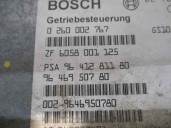Recambio de centralita cambio automatico para peugeot 607 (s1) básico referencia OEM IAM 9641281180 0260002767 BOSCH